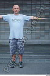 Whole Body Man T poses White Casual Average Standing Street photo references